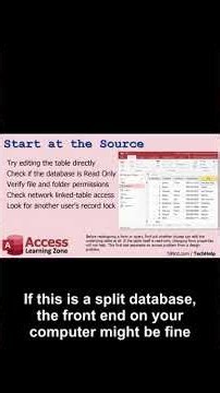 Test This Before Blaming Your Access Form