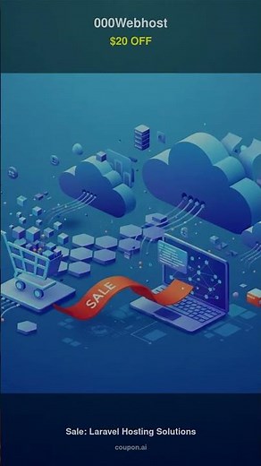 $20 OFF at 000Webhost | Coupon.ai #Shorts