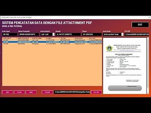 MEMBUAT DATABASE SURAT (APAPUN) DENGAN FILE ATTACHMENT PDF | EXCEL & VBA TUTORIAL
