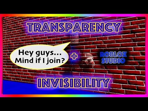 👻 How To Use Transparency & Invisibility [🛠️Roblox Studio]