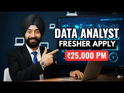 Data Analyst Job 2026 | Full Time Role for Freshers & Graduates