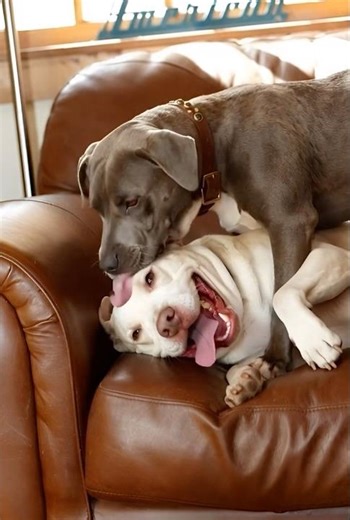 CUTENESS OVERLOAD ❤️ #dogslove #animalfriendship #viral #trend #aww #heartmelting #trend #petslove