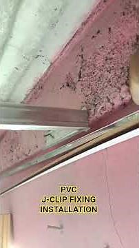 PVC J-CLIP INSTALLATION.