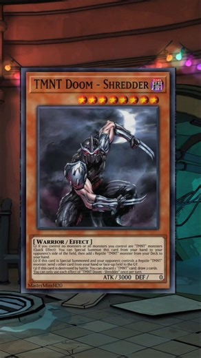 Shredder | Yu-Gi-Oh x TMNT Custom Cards