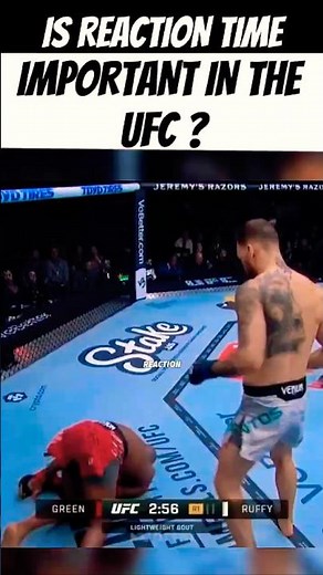 ⚡ The Science of Reaction Time in the UFC! How Fighters Dodge Knockouts 🥊#ufc #mma