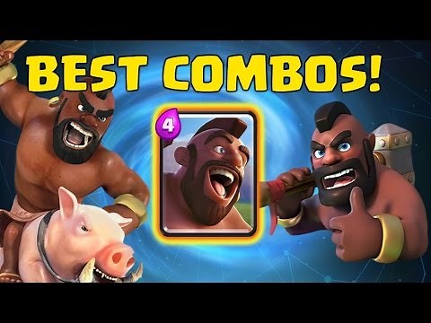 Clash Royale - Best Hog Rider Deck Combos & Attack Strategy - How to WIN with the Hog Rider!
