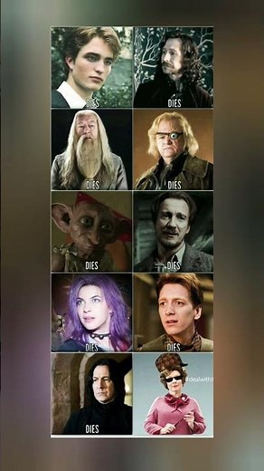 The most painful "Who Lived vs. Who Died" in Harry Potter 😳🥹 #harrypotter #shorts #memes