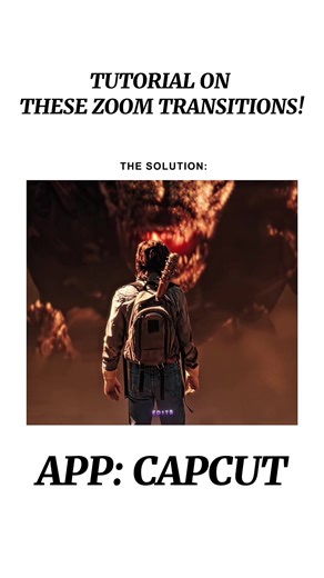 ZOOM TRANSITION TUTORIAL IN #CapCut ! #capcutpioneer #jxnxtutorials #capcuthelp #edithelp