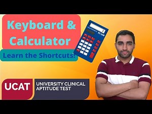 UCAT Keyboard and Calculator Shortcuts