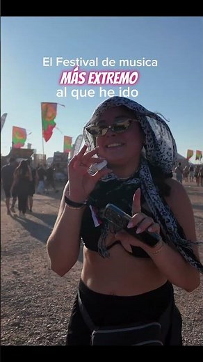 El Festival de musica MAS EXTREMO al que he ido MONEGROS DESERT FESTIVAL 🤯 #festivales #rave