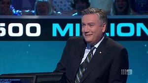 When your contestant confesses she's had a dream about you... 󾌴󾍔#9MillionaireHotSeat | Channel 9