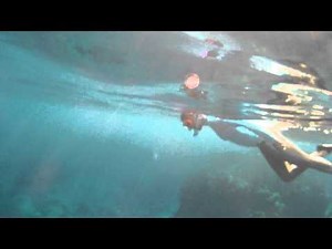 Miracle mermaid Tiina swimming in Two Steps