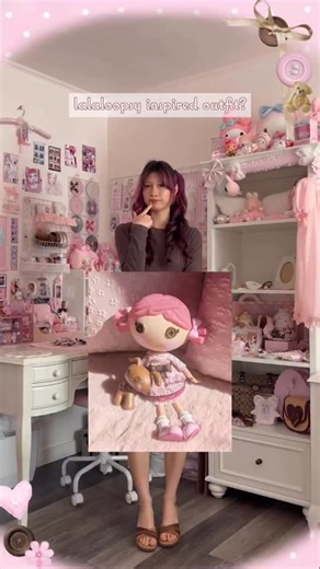 ʚ 𝗻𝗶𝗰𝗼𝗹𝗲 ɞ | dressing like a doll >> 🎀🧸 button clip + music note necklace gifted from @shopdollhousetreasures 💝 #ootdfashion #fitspo #pinterestgirl... | Instagram