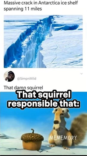 That Ice Crack? Scrat Did It 😭