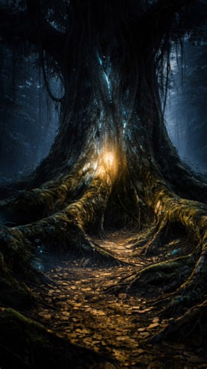 The Living Tree Sanctuary 🌿 | Cinematic Alien Forest | AI