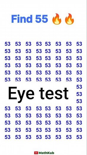 Can you see? #iqtest #eyetest #mathspuzzle #mathkub