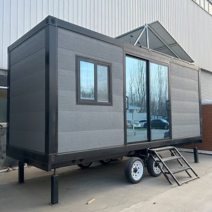 [Hot Item] Tiny House Mobile Modular Container Home Prefabricated House Trailer Home
