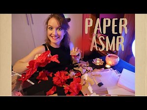 ASMR Paper Party (paper crinkle sounds) Ripping, Crumpling, Slow, Fast