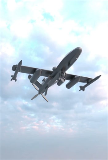 UAV / Drone Concept 3D Model - Military Drone (1st Model) | Dev Log #02