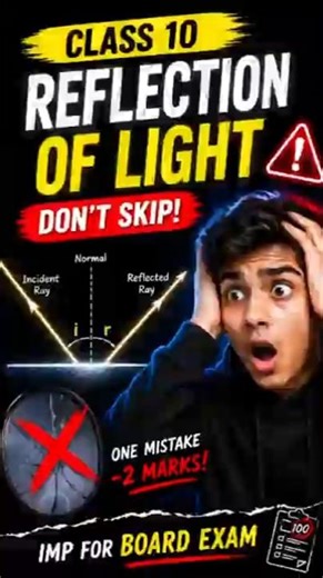 Reflection of Light Kya Hota Hai? Mirror Se 1 Simple Trick Mein Samjho#physics #viral #reflection