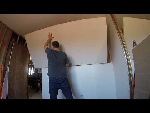 Installing drywall in a mobile home | DIY Work