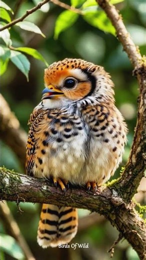 Incredible Tiger Pattern Bird | Rare Exotic Wildlife Moment 🐦 #birds #birdsounds #wildlife
