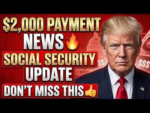 Is 2026 Finally the Year: $2,000 4th Stimulus Check | Social Security, SSDI, SSI, Low Income