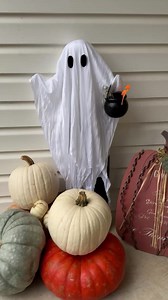 594K views · 10K reactions |  **Who LOVES Halloween?!** I’ve got a super cute Halloween DIY project for you—a little **Dollar Tree Ghost** that’s spooky and fun to make! ️ Halloween is all about getting creative and adding that extra spooky touch to your decor! 李#HalloweenDIY #GhostCraft #DollarTreeFinds #SpookySeason #CraftyFun #HalloweenVibes #DIYHalloweenCrafts #HalloweenDecor #CraftWithMe | Crafting By The Bay | Facebook