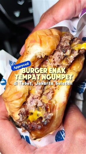 BURGER ENAK TEMPATNYA NGUMPET DI TEBET JAKARTA SELATAN‼️😍 #burger #tebet #jakartaselatan #jaksel #kulinerjakarta
