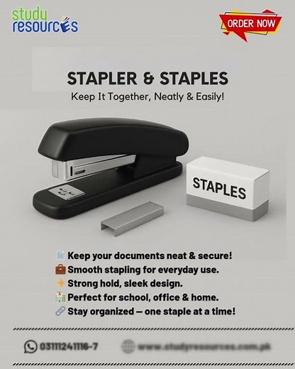 📎 Stapler & Staples – Keep It Together,