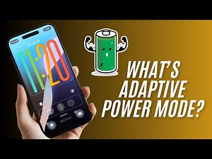 What's iOS 26 Adaptive Power Mode and How to Use It on iPhone