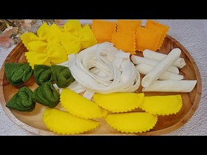 How to Make Felt Food Pasta || 6 Varieties Felt Food Pasta || Pretend Play Food Tutorial