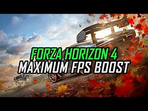 Forza Horizon 4 | How to Get Maximum FPS Boost and Fix Lag