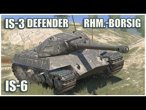 IS-3 Defender, IS-6 & Rhm.-Borsig WT • WoT Blitz Gameplay