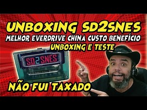 SD2SNES - MELHOR EVERDRIVE DA CHINA - ALI EXPRESS Unboxing e Review - Não Fui Taxado - Vale a pena?