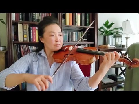 Minuet 1 for violin (Suzuki Bk 1) - Medium Tempo Play Along