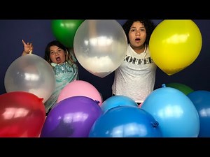 Making Slime With Giant Balloons! Giant Slime Balloon Tutorial Mystery Edition