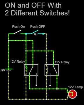 ON and OFF With 2 Switches This Relay Trick is Genius! #shorts #relaycircuit #electronics