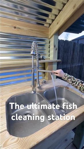 The ultimate fish cleaning station! #fishing #boating #familyactivities #kidfishing #catchingfish