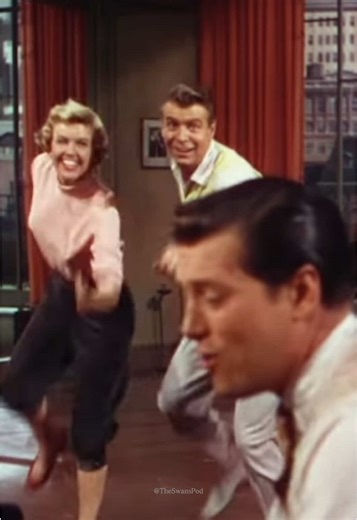 Gordon MacRae, Doris Day and Gene Nelson in TEA FOR TWO (1950). This was the first of five collaborations between Doris Day and Gordon MacRae, the remaining four being The West Point Story (1950), On Moonlight Bay (1951), Starlift (1951), and By the Light of the Silvery Moon (1953). #movieclips #oldhollywoodstars #classicmovie #goldenageofhollywood #classichollywood