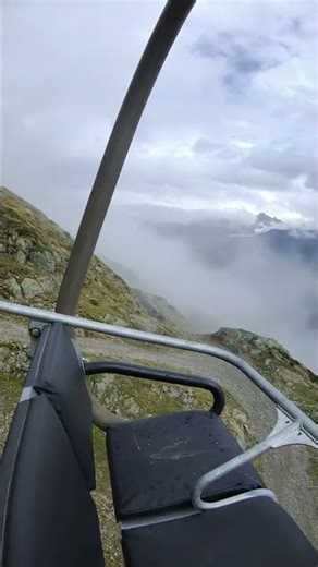 Chamonix - France cable car ride in winters