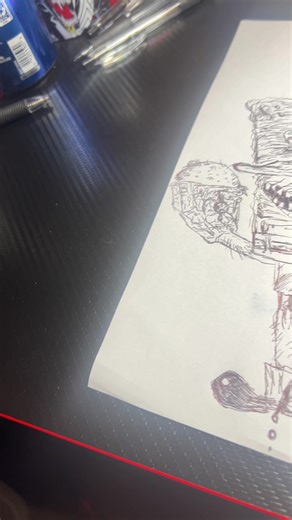 My evil SpongeBob drawing