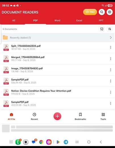 Document Readers - All files access permission.