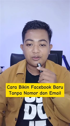 Cara Membuat Akun Facebook Tanpa Nomor dan Email