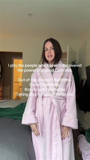 my life is just ✨better✨ #bathrobe