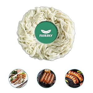 Edible Natural Hog Sausage Casing, Grade A Pre-Tubed Sausage Casings for Home Sausage Making,Breakfast Sausage,Italian Sausage,Knoblewurst,Pepperoni,Bologna Sausage and Most Sausage-10M/32ft, Φ36-38mm