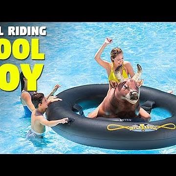 Bull Riding Pool Toy For This Summer!