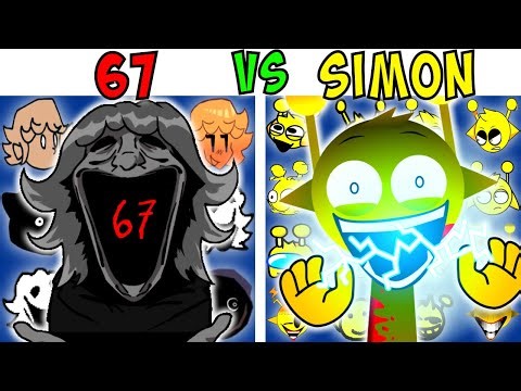 ALL 67 VS SIMON TEST | FNF Character Test | Gameplay VS Playground