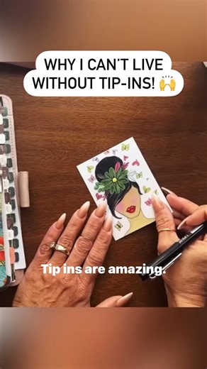 Tip-Ins are a planning accessory I can't live without! They come with my monthly planning subscription, adorned with my art, themed according to the season. They're made to be "tipped in" to your planner, used as a bookmark or place setting, but the back is also left blank so you can write down your favorite verse, recipe, an inspirational quote, an encouraging word, shopping list, or even as a gift card! If you aren't a monthly subscriber yet and working my planning method, your life is about t
