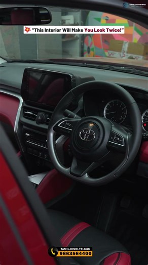 “Hyryder Interior Upgraded with Red & Black Theme | Premium Cabin Build at RS CAR MODIFIERS!”